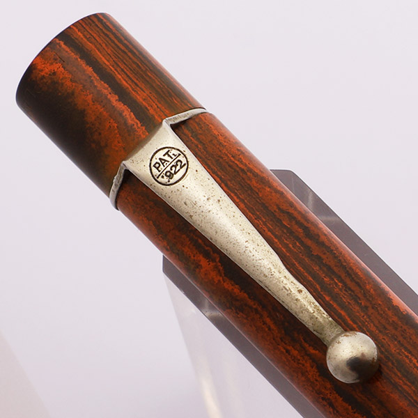 ONOTO No.14 Red Mottled Lever 万年筆 Onoto 
